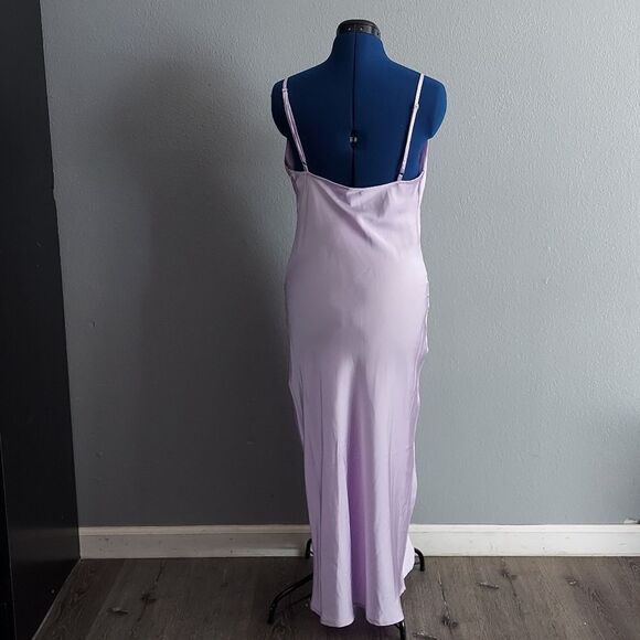 NWT Paper Heart Satin Look Slip Dress Medium - Picture 3 of 6